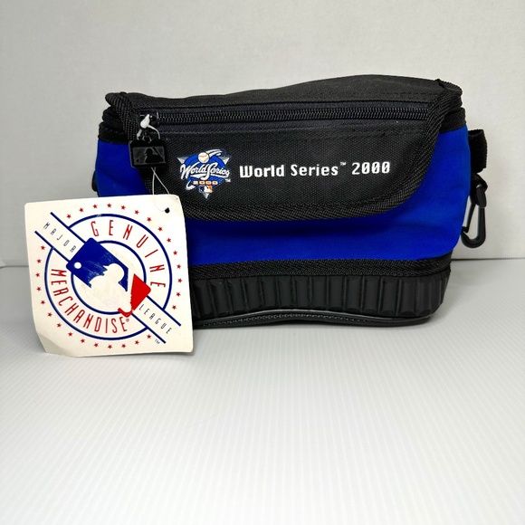 2000 WORLD SERIES GIVEAWAY•NEW YORK METS/YANKEES BEER/INSULATED BAG - Picture 1 of 10